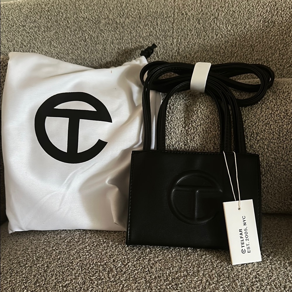 Telfar Black Mini Bag New with tags
